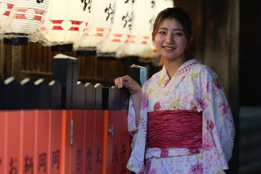 2 Hour Evening Kimono Photography Experience in Kyoto