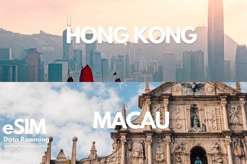 Hong Kong & Macao Data eSIM: 0.5GB/daily to 20GB-30 Days