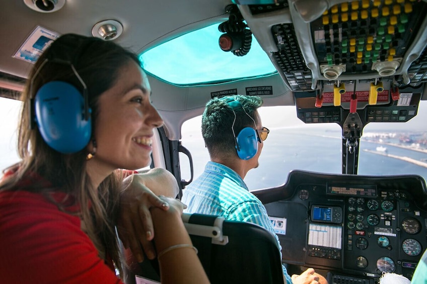 Barcelona Coastline Helicopter Flight 