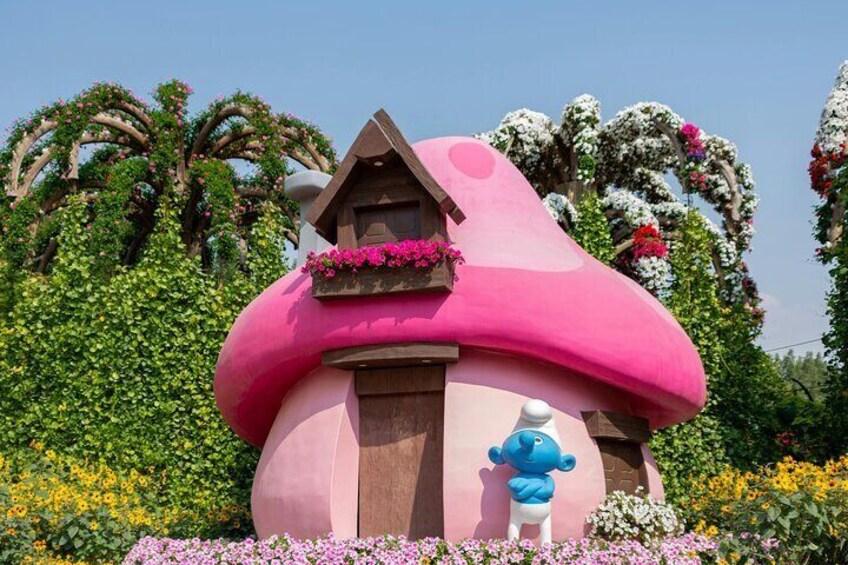 Dubai Miracle Garden & Global Village Tour with Private Transfers