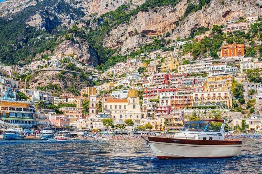  Full Day Boat Tour in Amalfi and Positano 