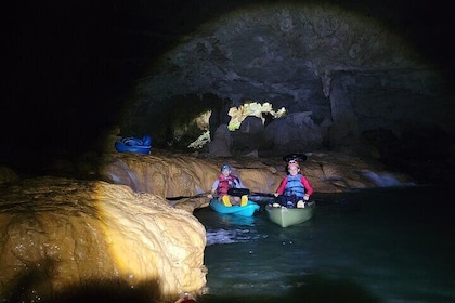 Full day, 7 Miles Cave Kayaking adventure in Belize