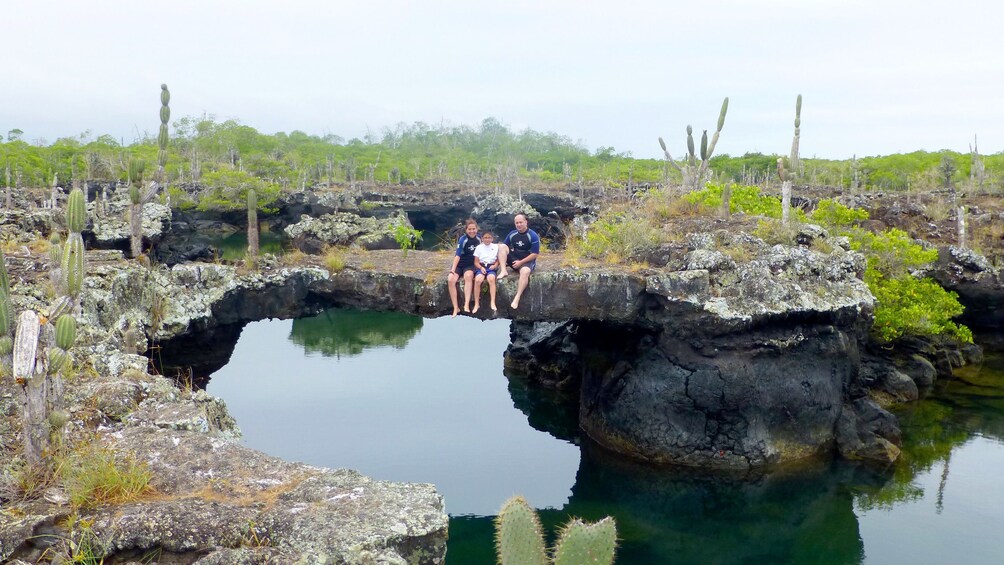 Rock structure in the Galapagos Islands