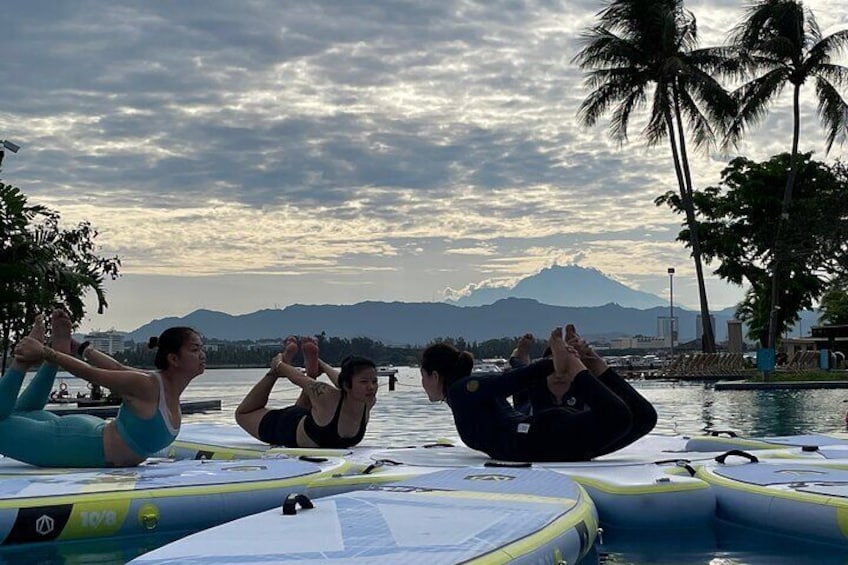Zen & Splash: Stand-Up Paddleboard (SUP) Yoga in Tanjung Aru