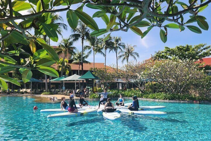 Zen & Splash: Stand-Up Paddleboard (SUP) Yoga in Tanjung Aru