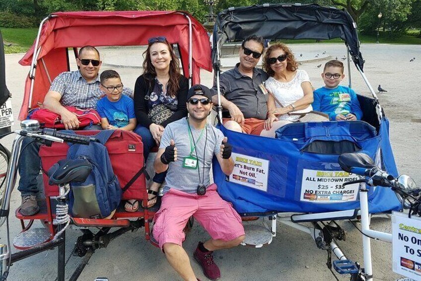 Central Park Pedicab Tours with New York Pedicab Services