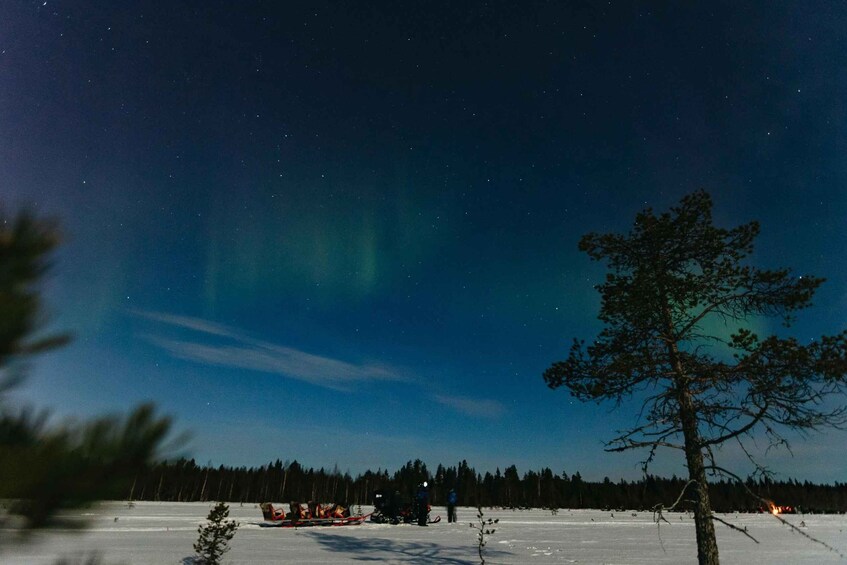 Picture 7 for Activity Rovaniemi: Northern Lights Snowmobile Sledge Ride