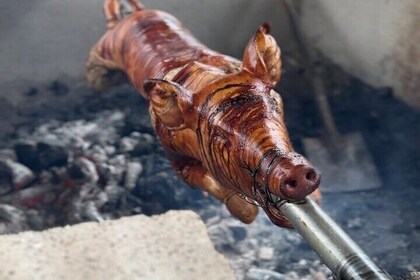Pig & Chicken roast in countryside and Farm Tour from Montego Bay