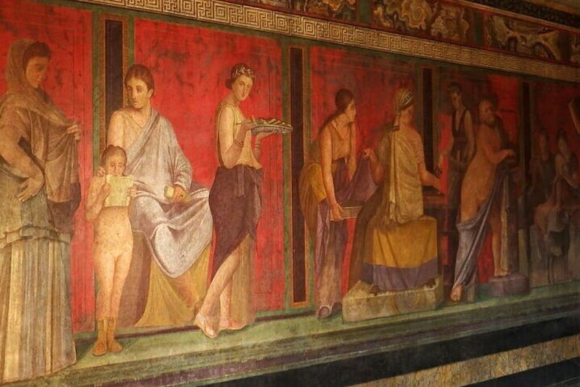 Visit to the Archaeological Excavations of Pompeii from Salerno