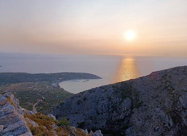 Chios: Private Sunset Hiking Tour to Lithi beach