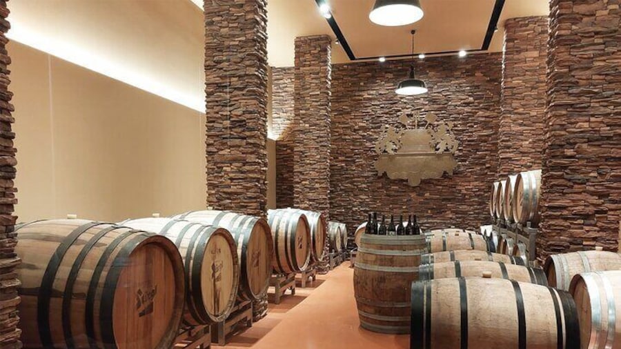 The Stiegl vintage beer is stored in these barrels.