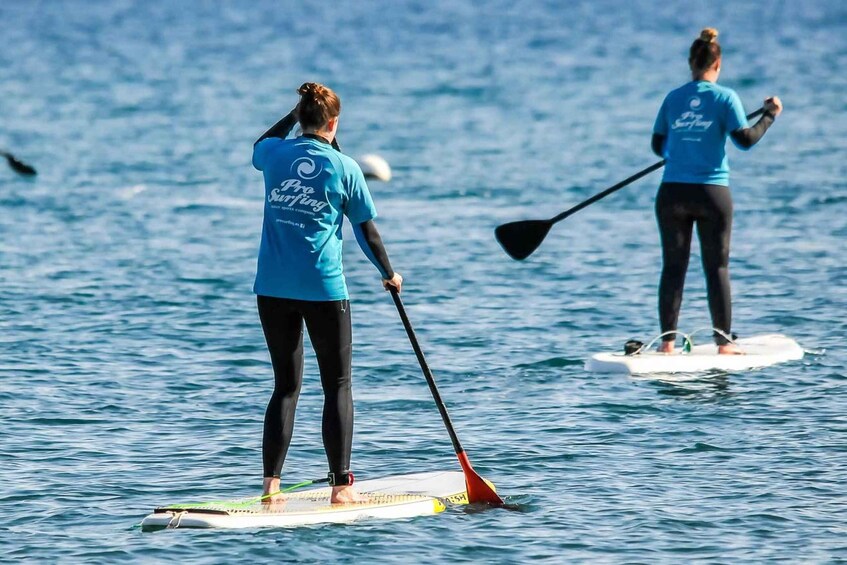 Picture 2 for Activity Gran Canaria: Stand-Up Paddle Lesson & Snorkeling Tour