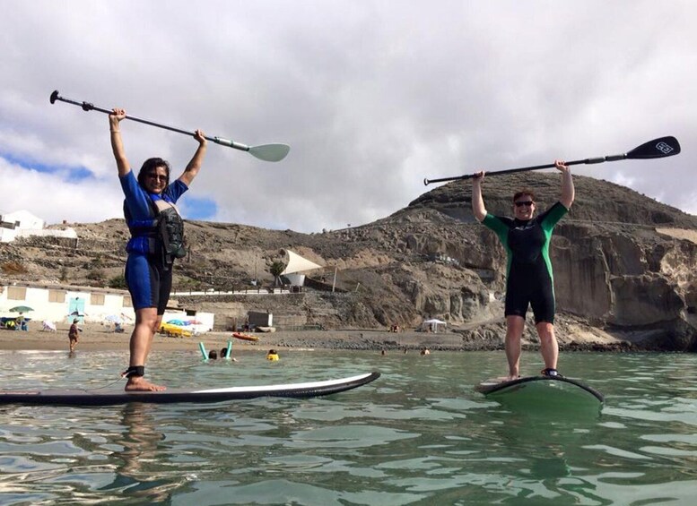 Picture 5 for Activity Gran Canaria: Stand-Up Paddle Lesson & Snorkeling Tour