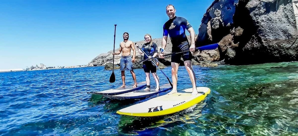 Gran Canaria: Stand-Up Paddle Lesson & Snorkeling Tour