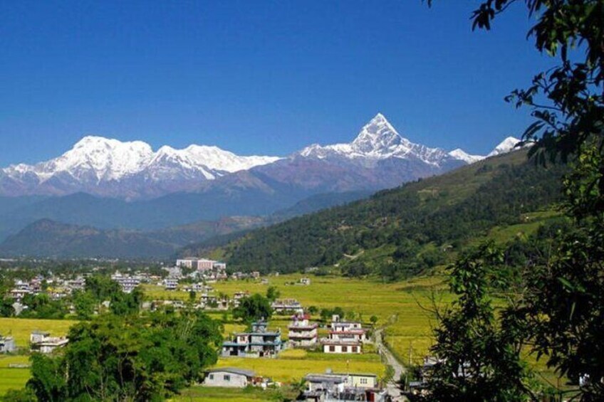Himalayan view from Pokhara