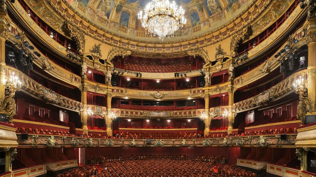 Extravagant interior of Colon Theater in Buenos Aires