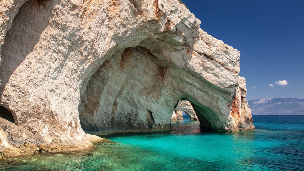 Blue Caves in Ionian Islands