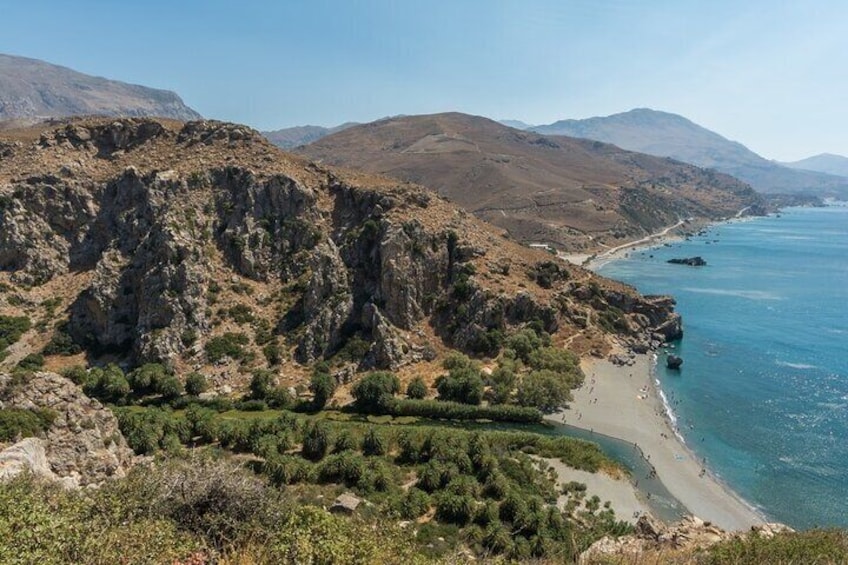 Preveli Beach and Damnoni Beach Full-Day Trip From Chania