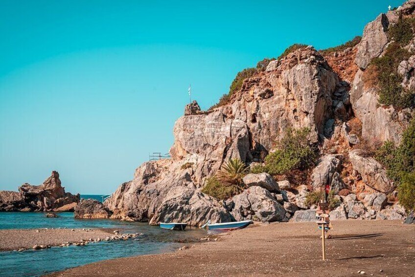 Preveli Beach and Damnoni Beach Full-Day Trip From Chania