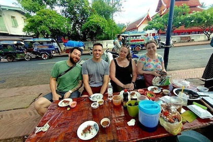 Luang Prabang Foodie Walking Tour and Monk Blessing