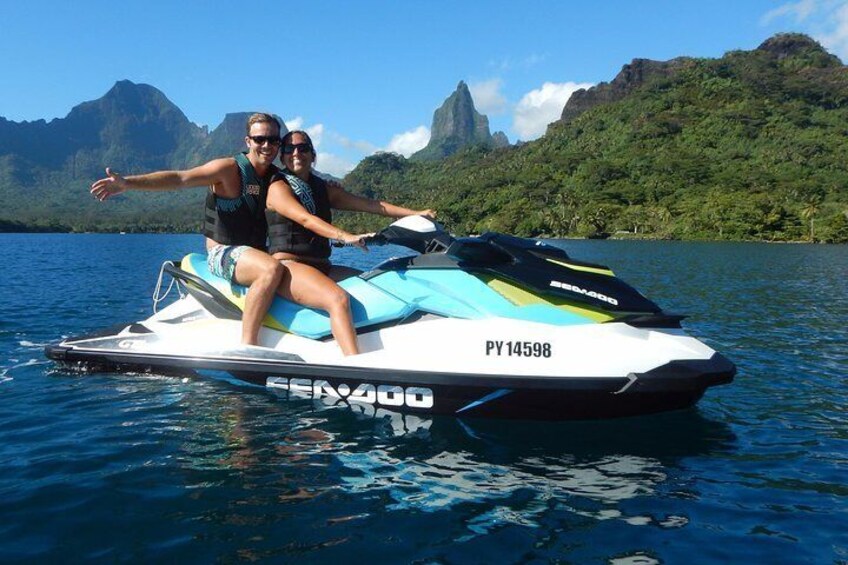 Jet-Ski Découverte 1H00 Jet Ski excursion to Moorea (Single or two-seater)