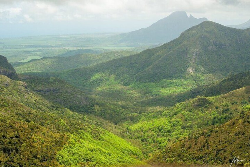 The valley of gorges found in the Black River district of Mauritius