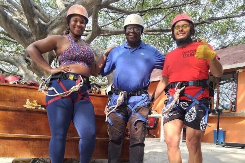 Venture on the 4-shot zip line that allows you to have a view of the entire valley