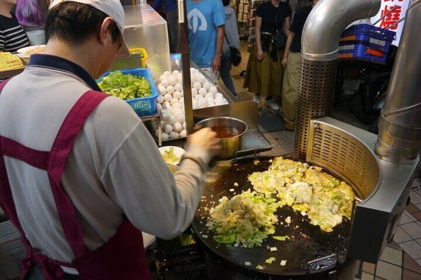 Oyster Omlet & Fried Rice