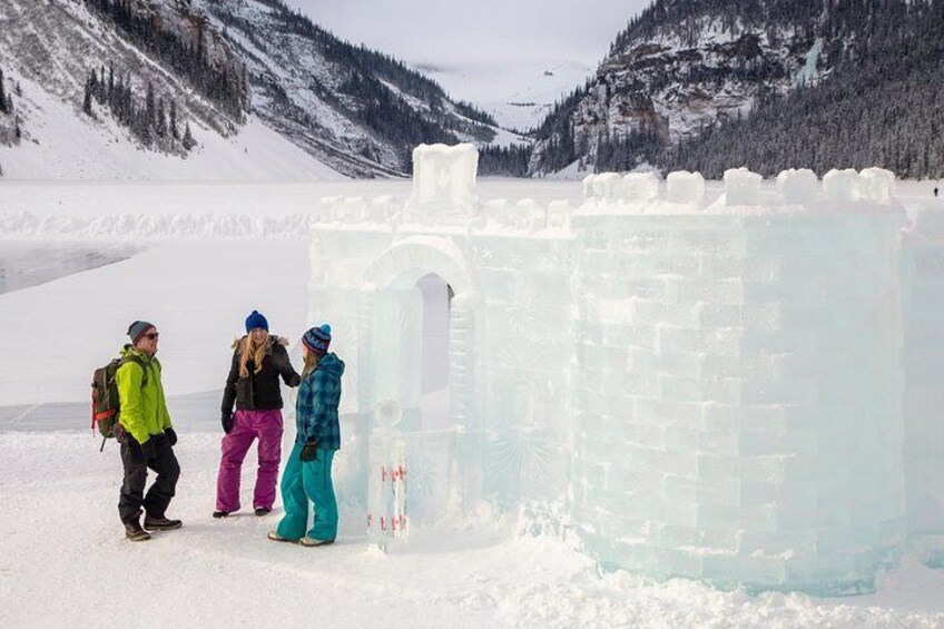 Ice Castle at Chateau Lake Louise