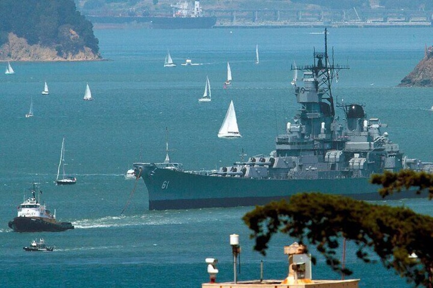 Los Angeles Battleship USS Iowa Experience with private transfers