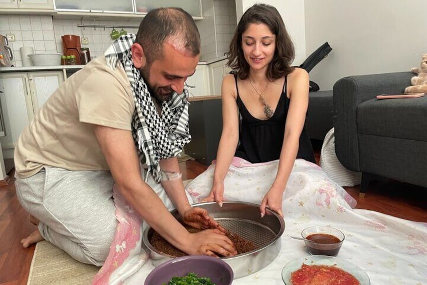 Çiğ Köfte Cooking Class/Night with Traditional Music At Home