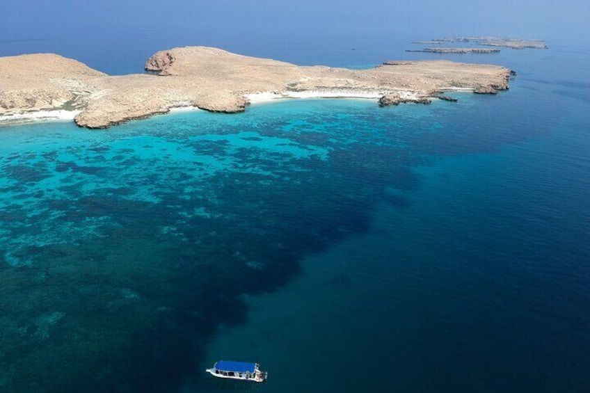 Island with coral Reef