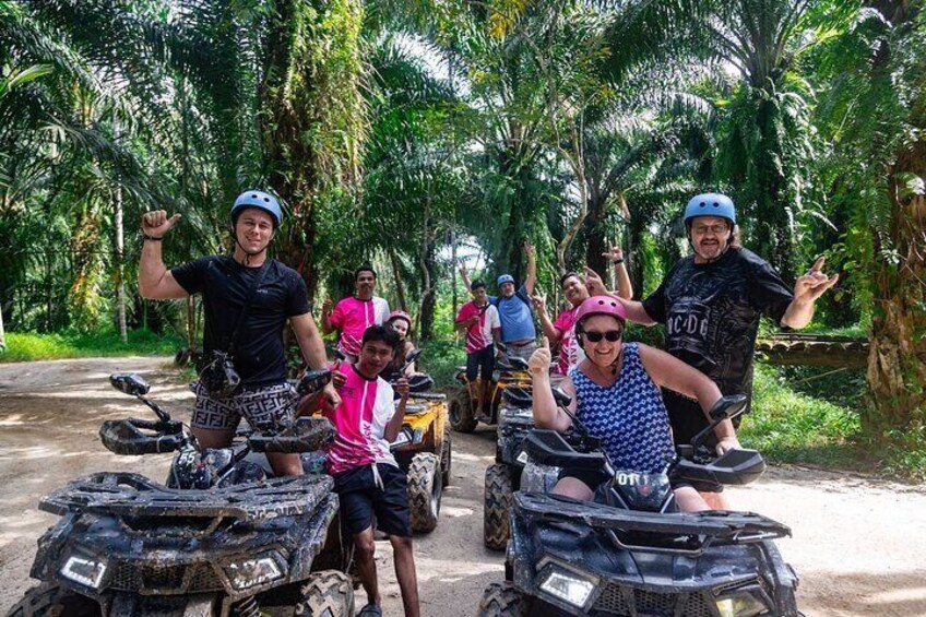 4 hours Tour with Khaolak ATV Quad Bike and Rescued Elephant