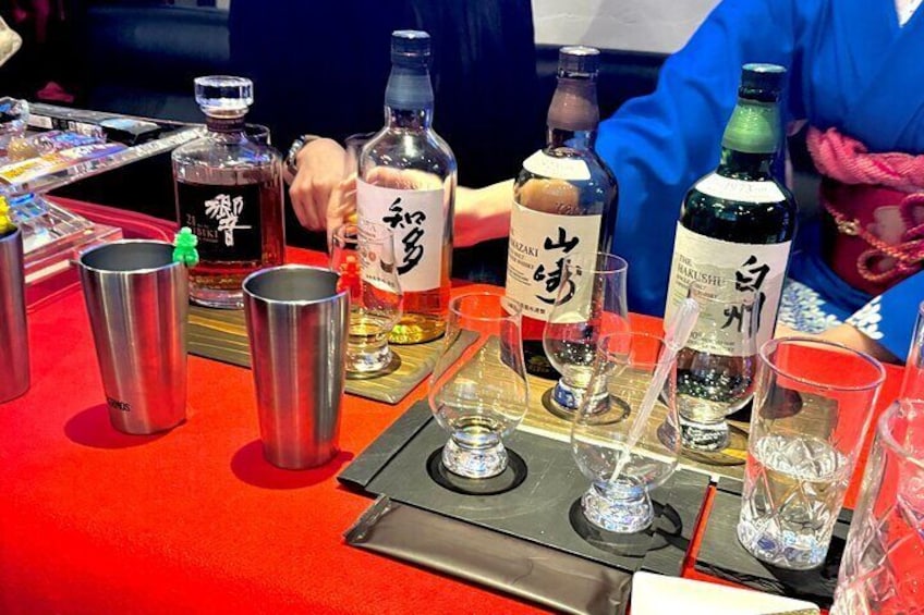 The 4 Best Japanese whiskies tasting/HIBIKI 21year, YAMAZAKI, etc