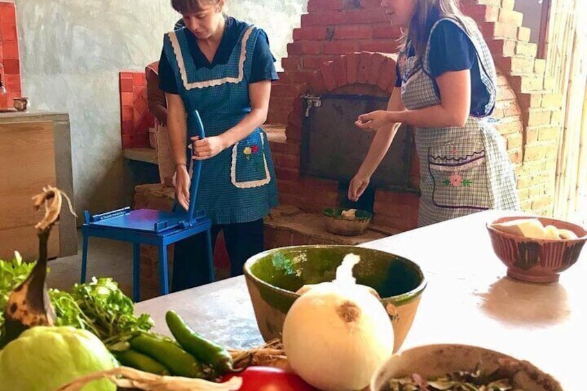 Private Cooking Class of Original Oaxacan Food