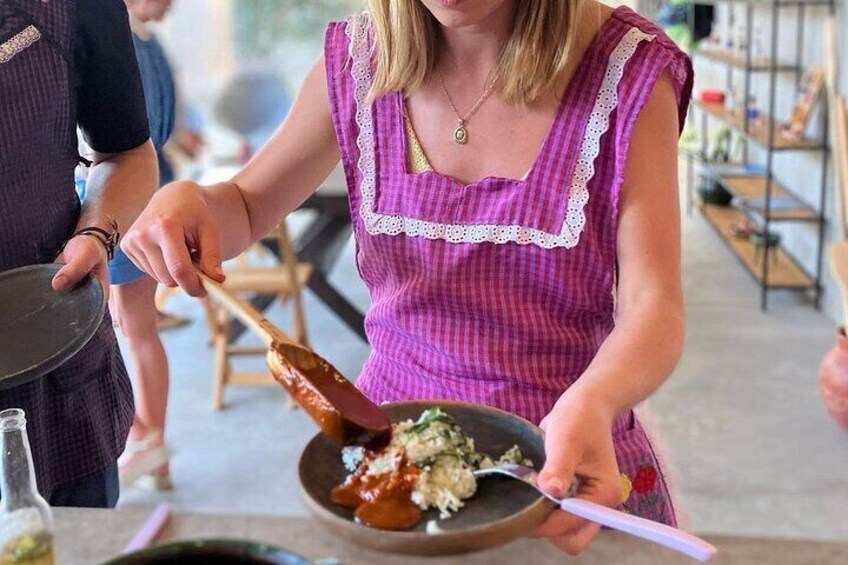 Private Cooking Class of Original Oaxacan Food