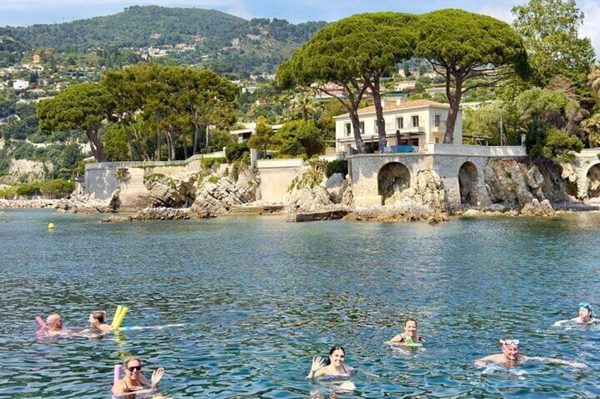 Half Day Guided Boat tour to Mala caves with stop in Villefranche