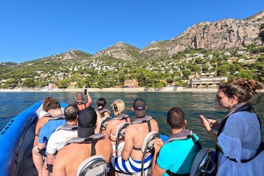 Half Day Guided Boat tour to Mala caves with stop in Villefranche