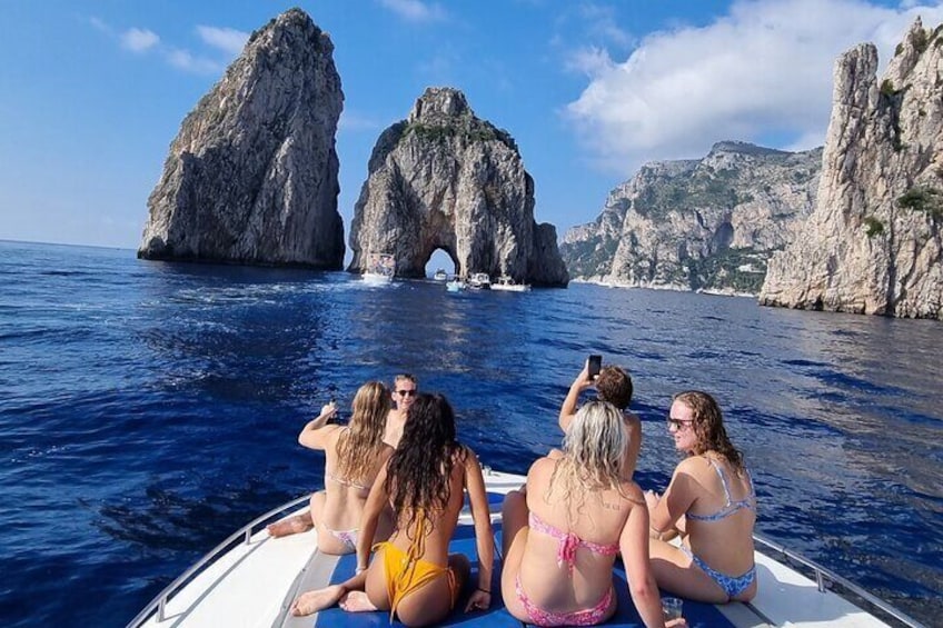 Private Tour of Capri Island Faraglioni, White Grotto, Blue Grotto