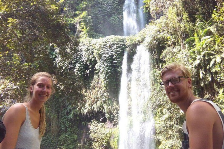 Waterfalls under Rinjani Mountain