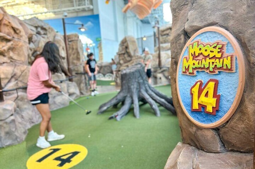 Moose Mountain Adventure Golf in Mall of America