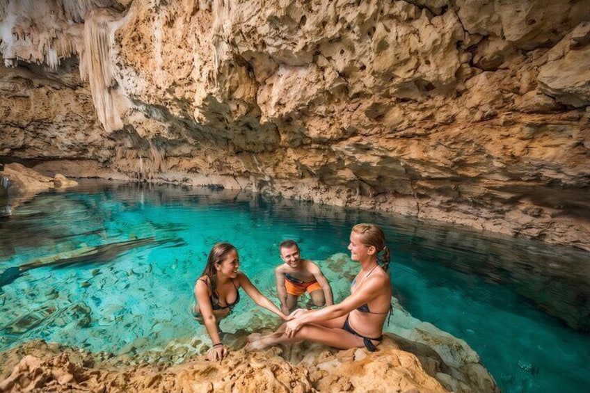 Swim & Explore 3 Lovely Cenotes in One Tour! From Riviera Maya