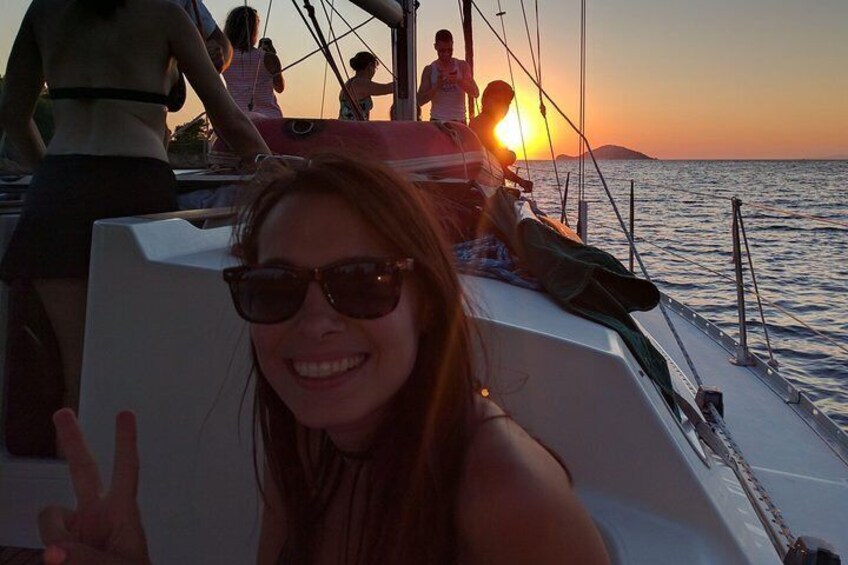 3 hours Kassandra Sunset sailing boat tour