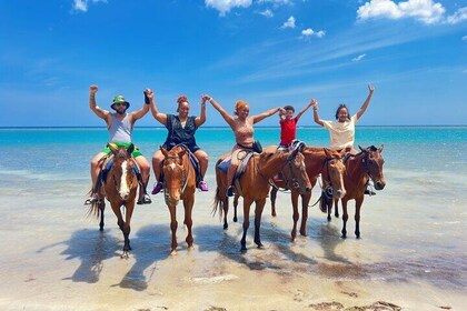 Dunn’s River Falls & Horseback Ride n Swim Guided Tour en Jamaïque