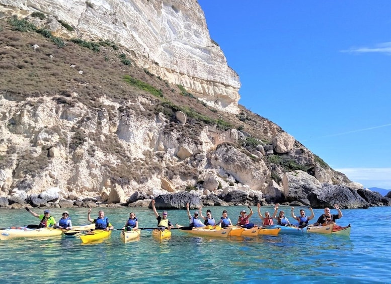 Cagliari: Guided Kayak Excursion in the Gulf of Cagliari