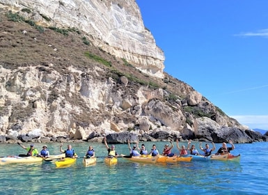 Cagliari : Excursion guidée en kayak dans le golfe de Cagliari