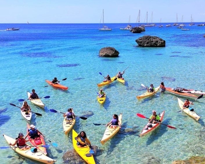Picture 2 for Activity Cagliari: Guided Kayak Excursion in the Gulf of Cagliari