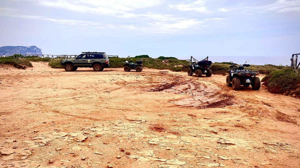 Picture 11 for Activity Alghero: Guided Quad Tour with Swim Stop