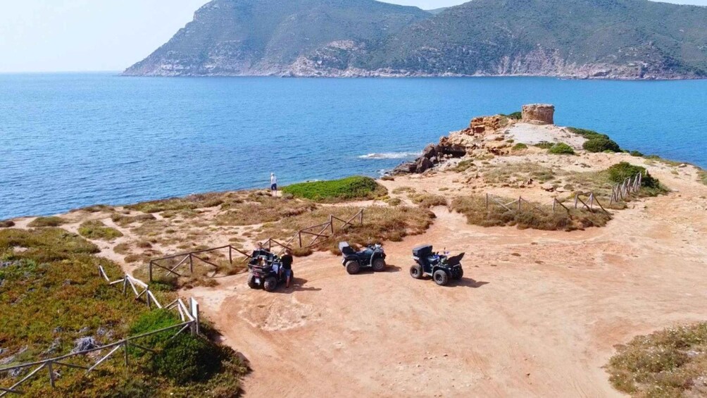 Picture 6 for Activity Alghero: Guided Quad Tour with Swim Stop
