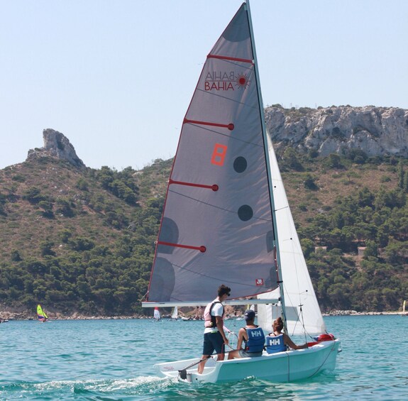 Picture 3 for Activity Cagliari: Guided Beginners Sailing Class Excursion